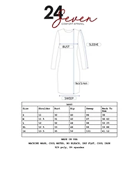 24seven Comfort Apparel Women's Sleeveless A-Line Fit and Flare Skater Dress