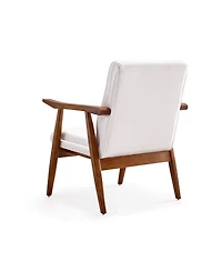 Manhattan Comfort Arch Duke Leatherette Upholstered Accent Chair