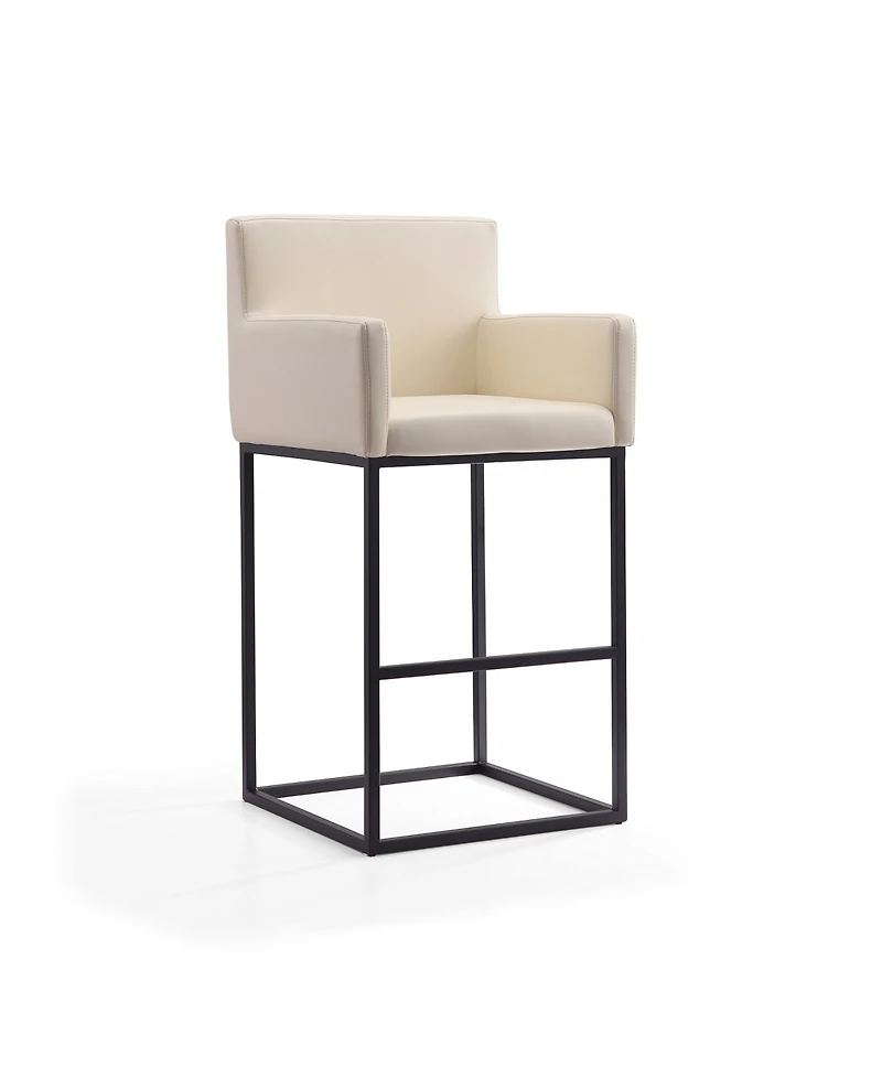 Manhattan Comfort Ambassador Leatherette Upholstered Barstool