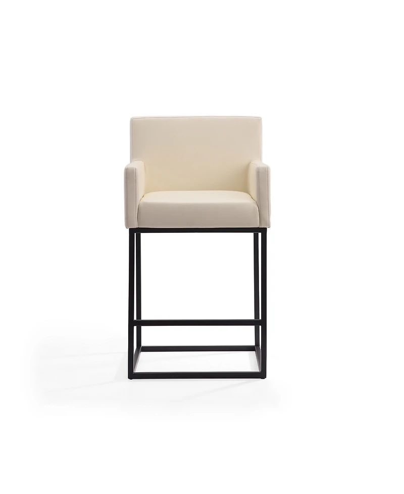 Manhattan Comfort Ambassador 38" Leatherette Upholstered Counter Stool