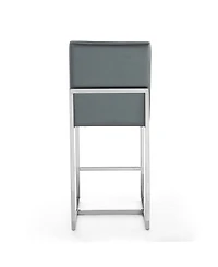 Manhattan Comfort Element 2-Piece Leatherette Upholstered Counter Stool Set