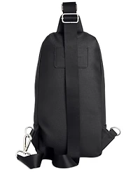 Tommy Hilfiger Men's Leo Logo Embossed Sling Backpack