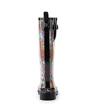 Sakroots Women's Rhythm Rubber Tall Rain Boot