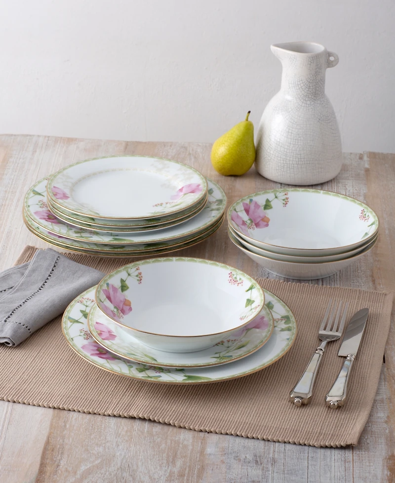 Noritake Poppy Place Set, 12 Piece
