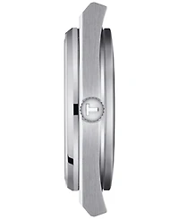 Tissot Men's Swiss Automatic Prx Powermatic 80 Blue Leather Strap Watch 40mm