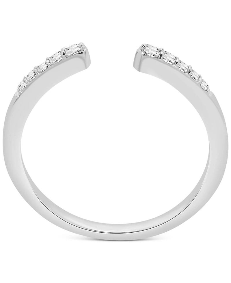 Wrapped Diamond Cuff Ring (1/10 ct. t.w.) 14k Yellow, White or Rose Gold, Created for Macy's