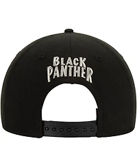 Men's Black New Era Black Panther Classic Logo 9FIFTY Adjustable Snapback Hat