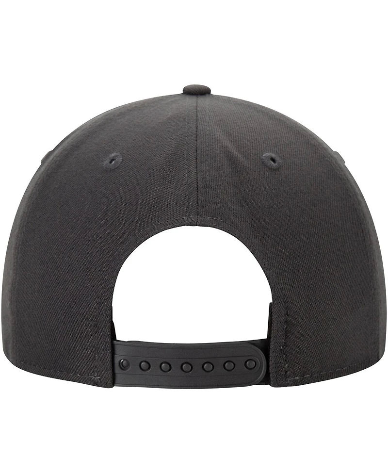 Men's New Era Charcoal Black Panther Wakanda Forever Adjustable Snapback Hat