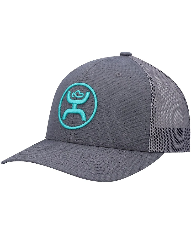 Men's Hooey Graphite O Classic Trucker Snapback Hat