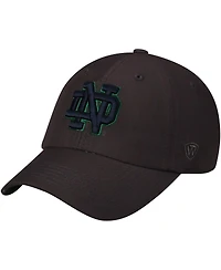Men's Top of the World Charcoal Notre Dame Fighting Irish Staple Adjustable Hat
