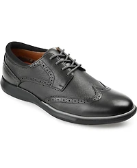 Thomas & Vine Men's Savage Embossed Wingtip Derby Dress Shoes