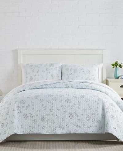 Southshore Fine Linens Sweet Florals Quilt Set 3 Pc. Sets