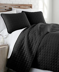 Southshore Fine Linens Ultra-Soft Lightweight Embroidered 3-Pc. Quilt Set, King/California King