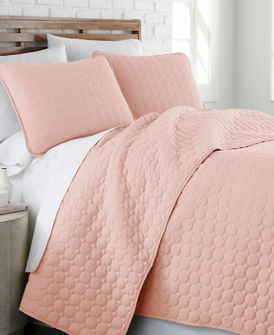 Southshore Fine Linens Ultra-Soft Lightweight Embroidered 3-Pc. Quilt Set, King/California King