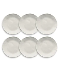 Abode Homewares Wheat Pp 6-Piece Salad Plate Set, 8.5"