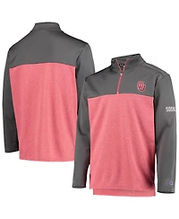 Men's Champion Crimson Oklahoma Sooners Gameday Quarter-Zip Jacket