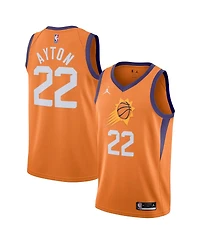 Men's Jordan Deandre Ayton Orange Phoenix Suns 2020/21 Swingman Jersey - Statement Edition