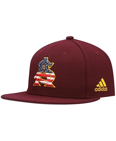 Men's adidas Maroon Arizona State Sun Devils Patriotic On-Field Baseball Fitted Hat