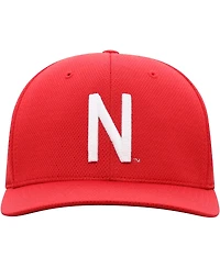 Men's Top of The World Scarlet Nebraska Huskers Reflex Logo Flex Hat