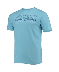 Men's Concepts Sport Royal, Light Blue Kansas City Royals Meter T-shirt and Pants Sleep Set
