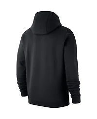 Men's Nike Black Oregon Ducks Basketball Icon Club Fleece Pullover Hoodie