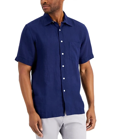 Club Room Men's 100% Linen Shirt