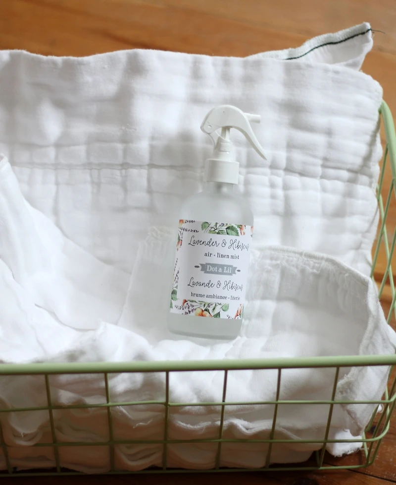 Dot & Lil Lavender & Hibiscus Air + Linen Mist, 8 oz.