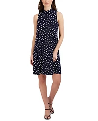 Robbie Bee Petite Bow-Back Trapeze Dress