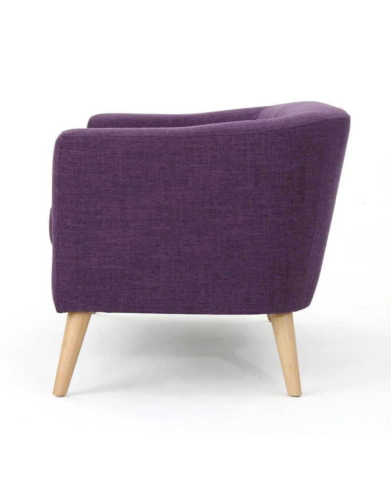 Bridie Muted Mid Century Modern Loveseat