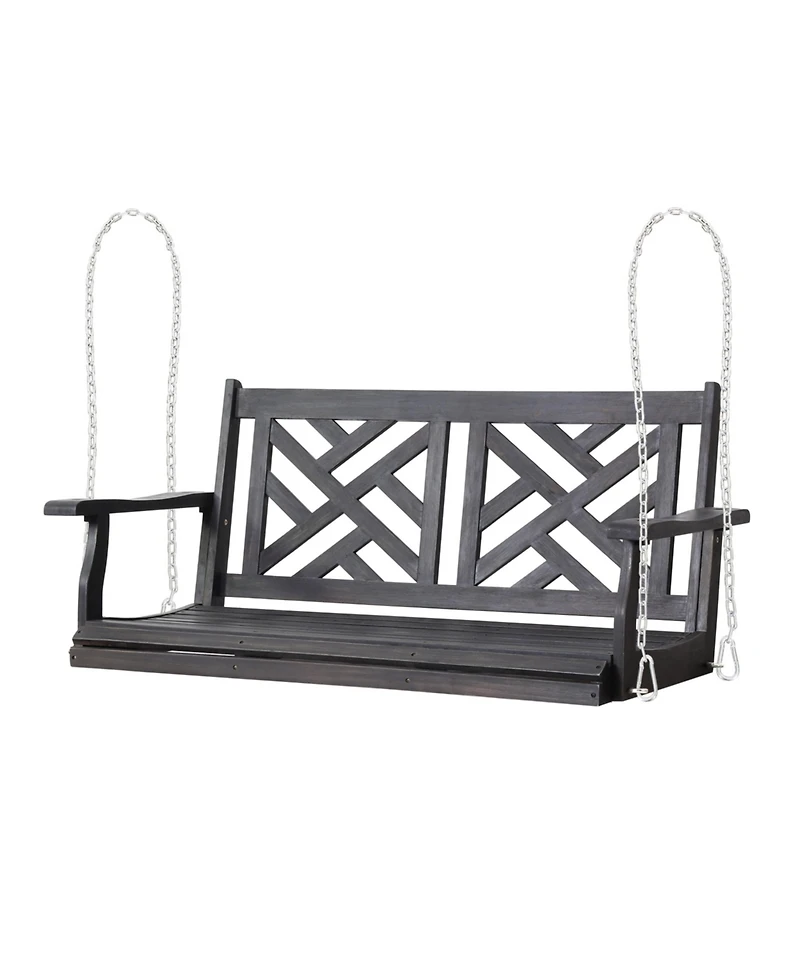 Alejandro Outdoor Hanging Porch Swing