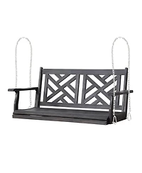 Alejandro Outdoor Hanging Porch Swing