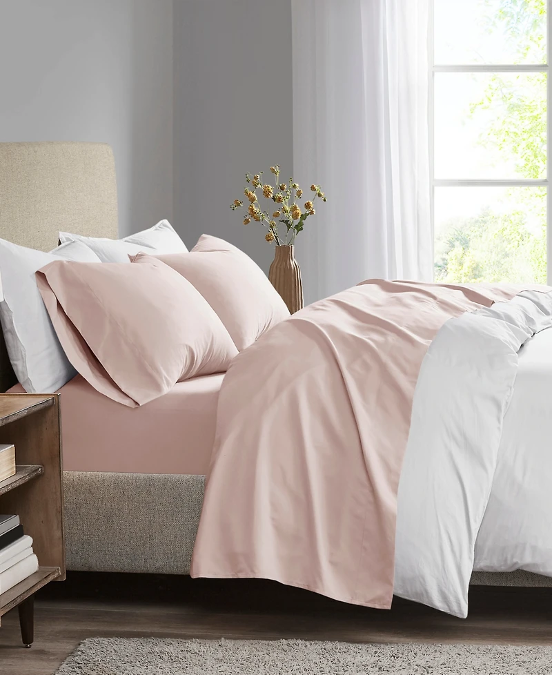 Madison Park 3M-Microcell Solid 4-Pc. Sheet Set, Queen