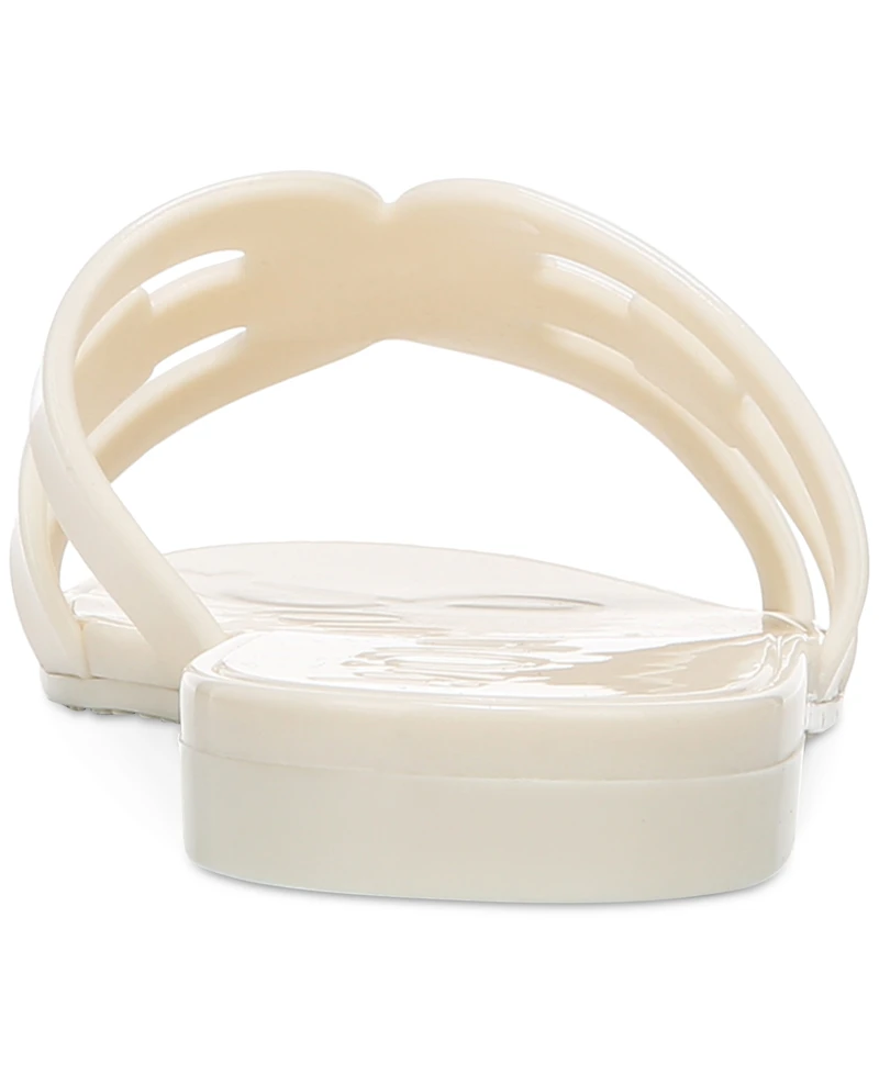 Sam Edelman Women's Bay Logo Emblem Jelly Slide Sandals