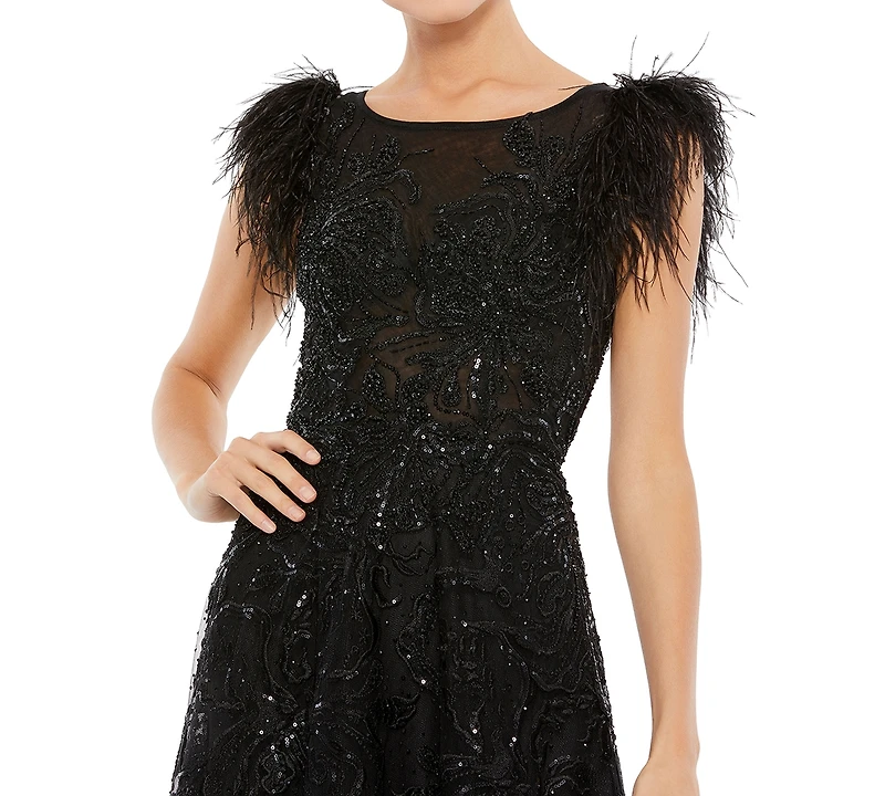 Mac Duggal Women's Embellished Lace Gown