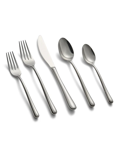 Cambridge Silversmiths Samantha Mirror 20-Piece Flatware Set, Service for 4