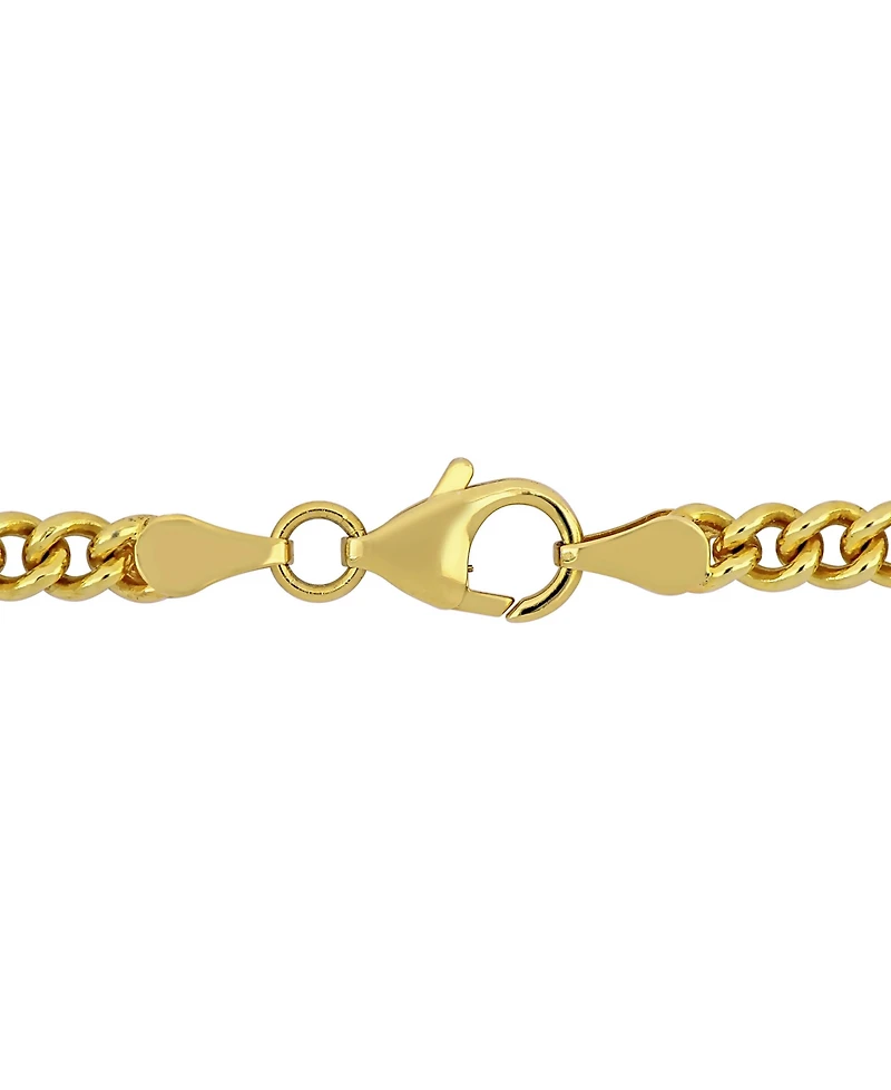 Lab-Grown Ruby Heart 18" Collar Necklace (2-7/8 ct. t.w.) in Yellow-Plated Sterling Silver