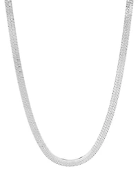 Giani Bernini Herringbone Link Choker Necklace in 14k Gold-Plated Sterling Silver, 14" + 2" extender, Created for Macy's (Also in Silver)
