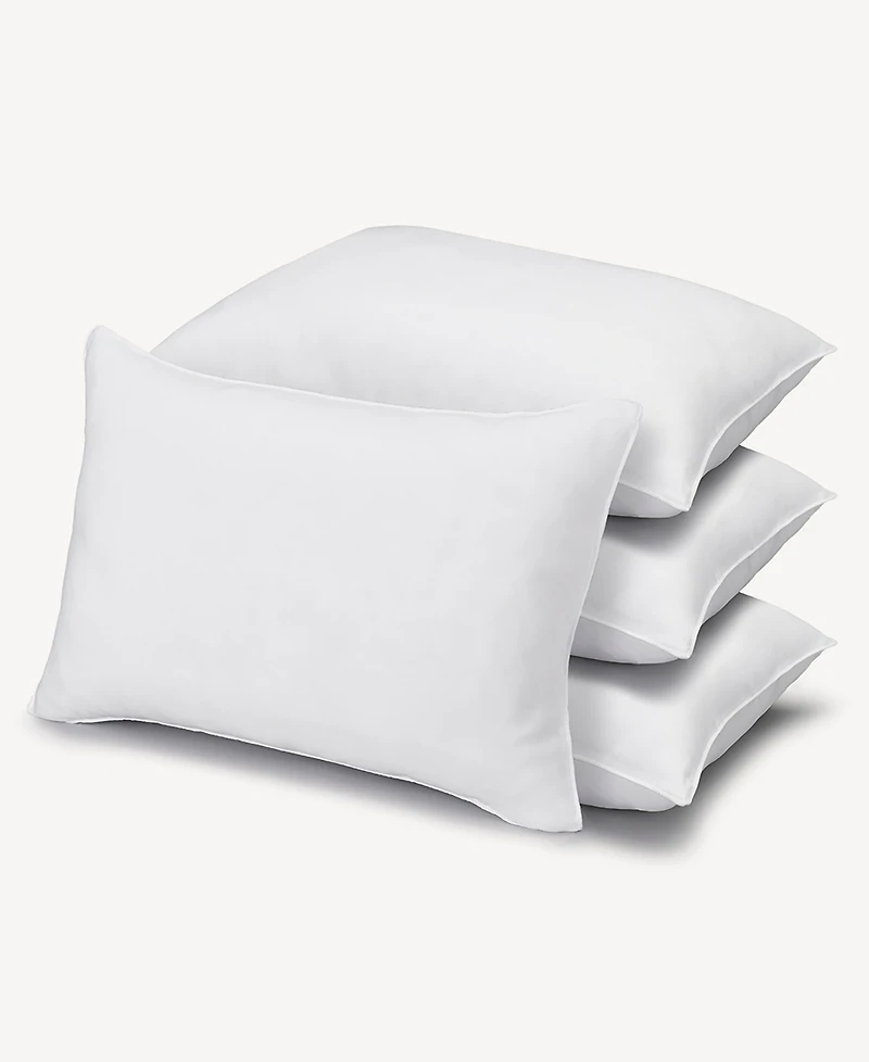 Ella Jayne Signature Plush Allergy-Resistant Firm Density Side/Back Sleeper Down Alternative 4-Pack Pillow