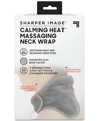 Calming Heat by Sharper Image Heated Vibrating Neck Wrap