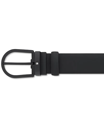 Montblanc Horseshoe Leather Belt