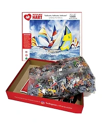 Hart Puzzles Sailboats 24" x 30" By Kathleen Parr Mckenna Set, 1000 Pieces
