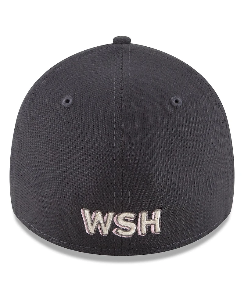 Men's New Era Graphite Washington Nationals City Connect 39THIRTY Flex Hat