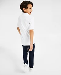 Nautica Big Boys Uniform Quick Dry Short Sleeve Performance Stretch Polo