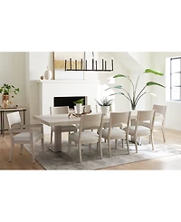 Solaria 9pc Dining Set (Rectangular Table, 6 Side Chairs, & 2 Arm Chairs)