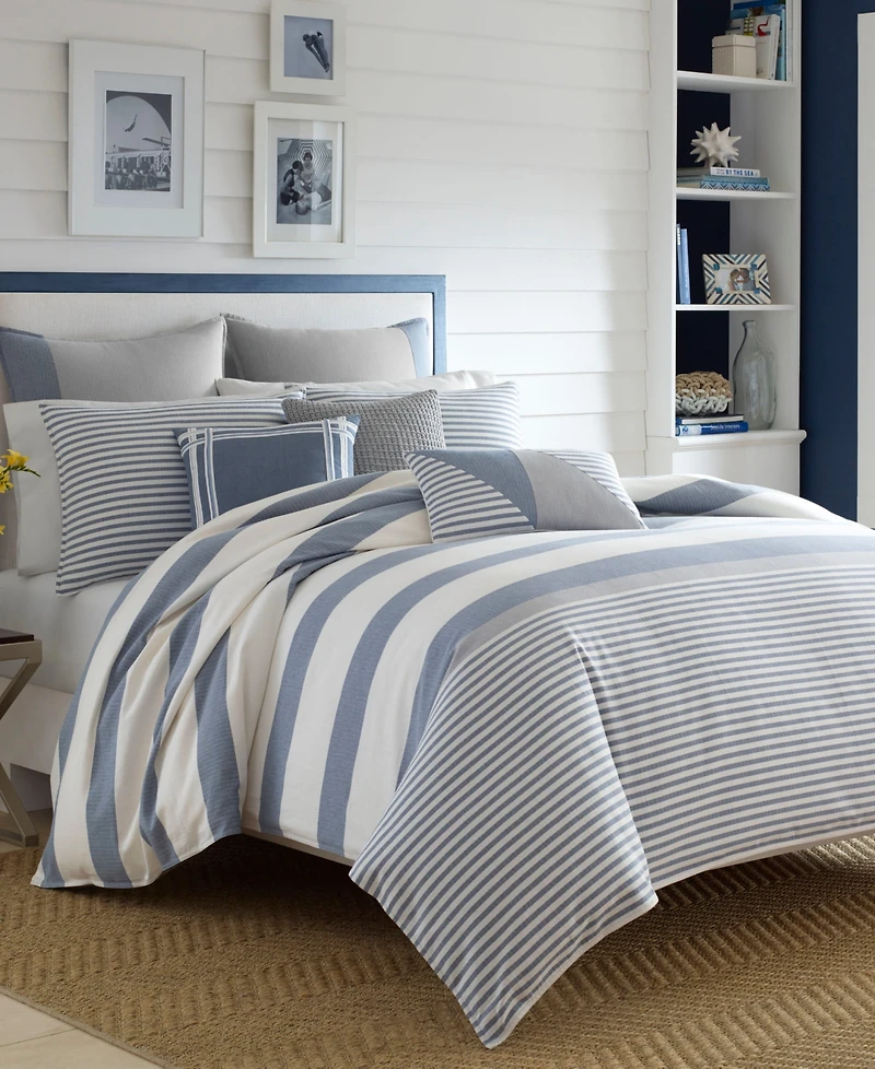 Nautica Fairwater Reversible 2-Pc. Duvet Cover Set, Twin