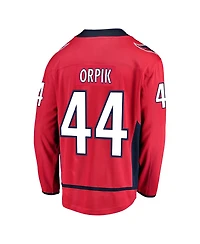 Men's Fanatics Brooks Orpik Red Washington Capitals Breakaway Home Player Jersey