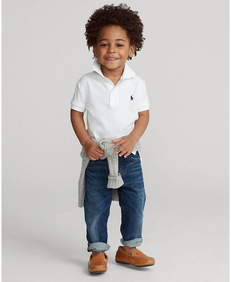 Polo Ralph Lauren Toddler and Little Boys Cotton Mesh Shirt