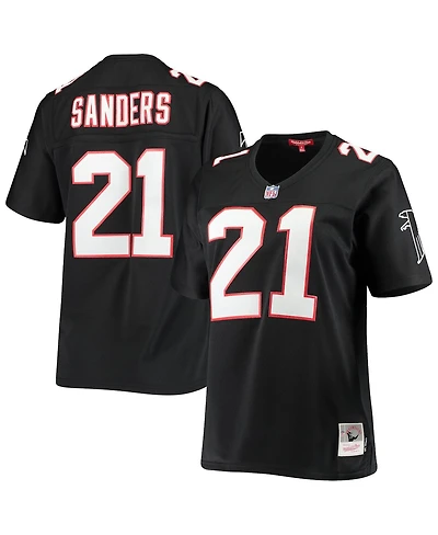 Women's Mitchell & Ness Deion Sanders Black Atlanta Falcons Legacy Replica Team Jersey
