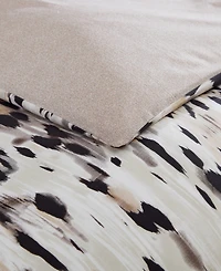 Kenneth Cole New York Abstract Leopard 3 Piece Comforter Set, Full/Queen