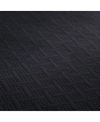 Closeout! Superior 100% Cotton Basketweave Matelasse All-Season 3-piece Coverlet Set